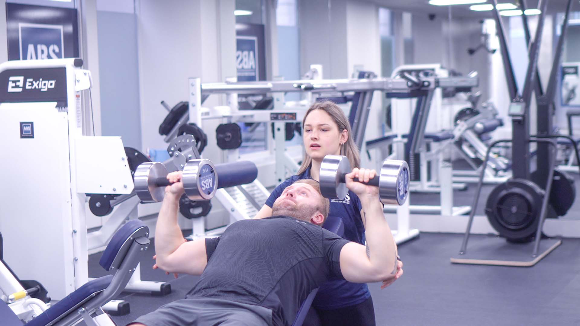 london gym personal training session at ABS