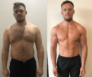 personal training programme before and after
