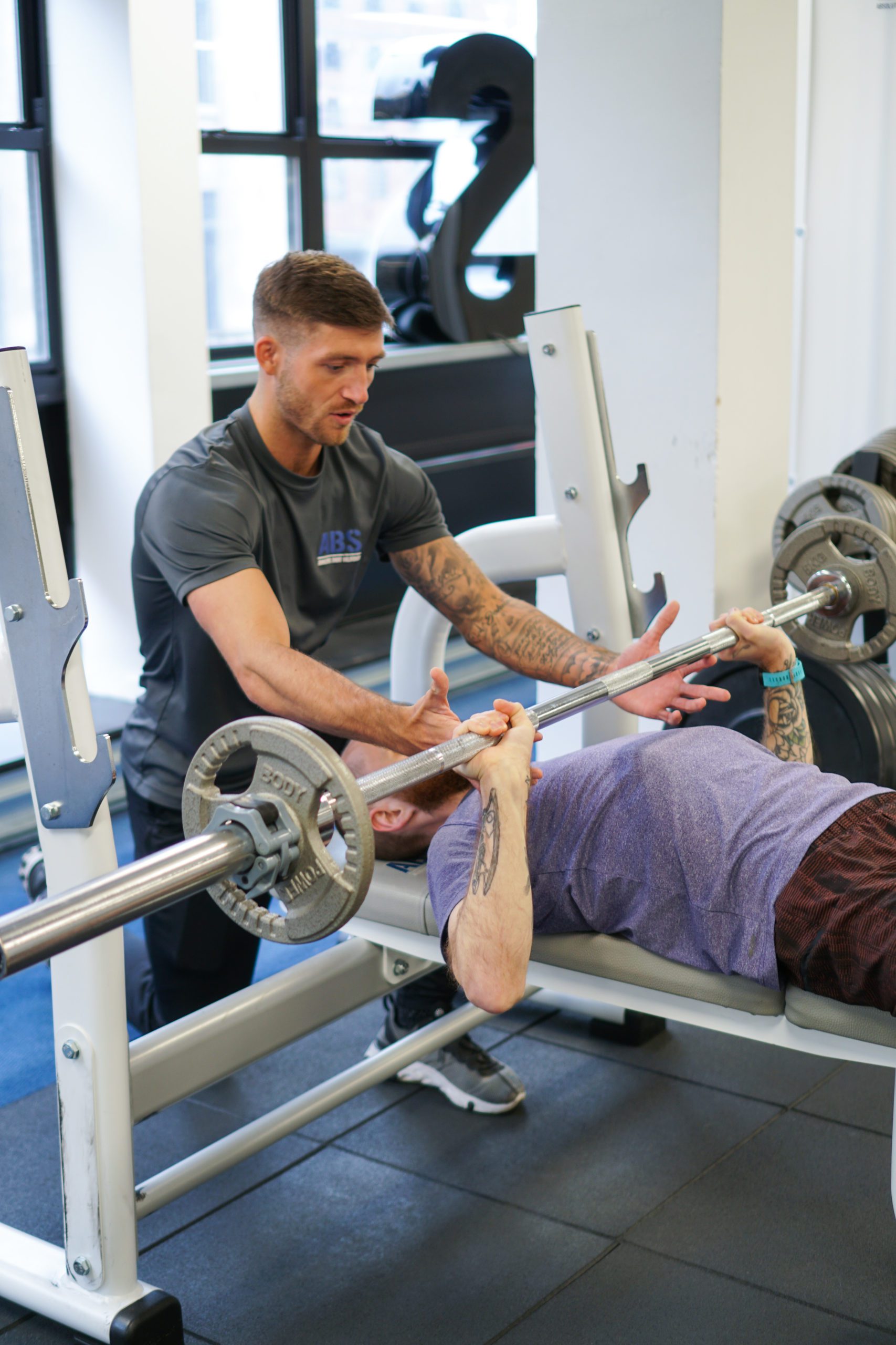 bench press during workout
